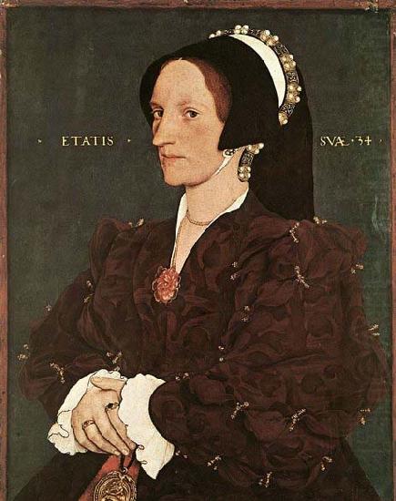 HOLBEIN, Hans the Younger Portrait of Margaret Wyatt, Lady Lee china oil painting image